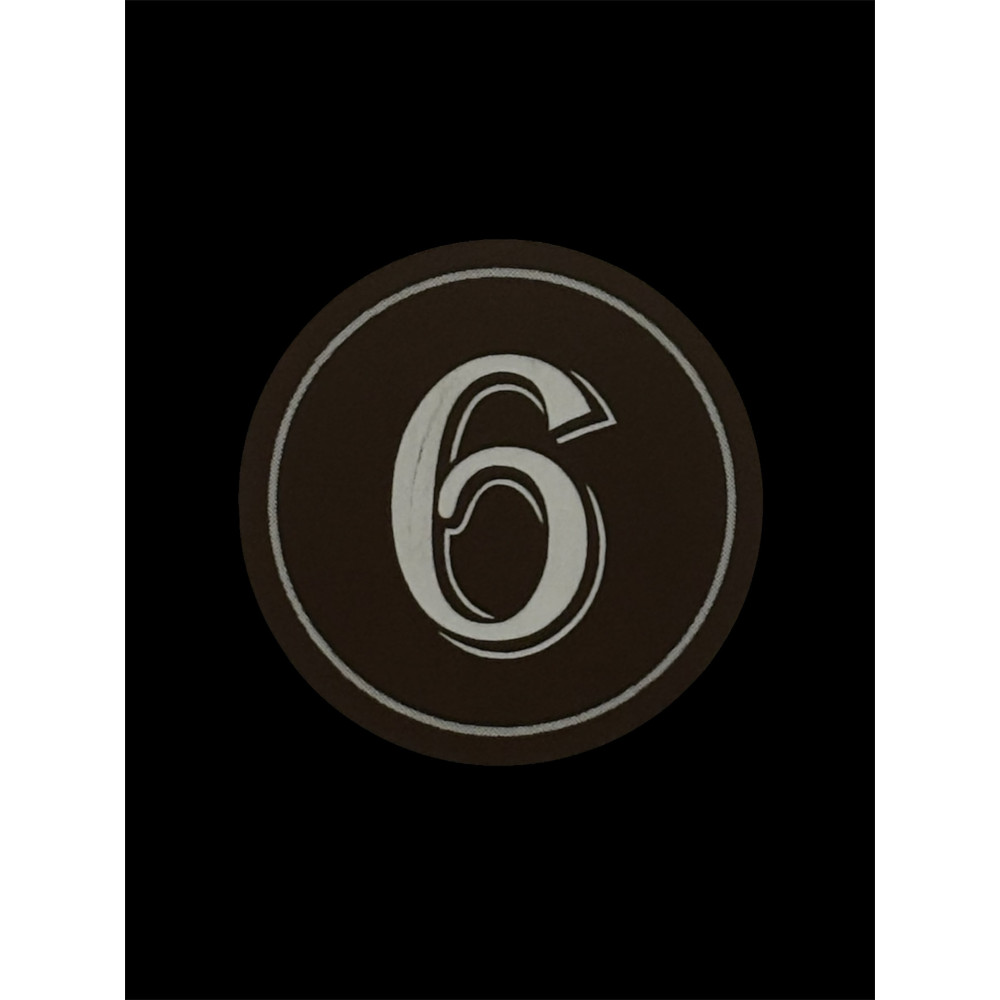 Numéro de boite aux lettres rond