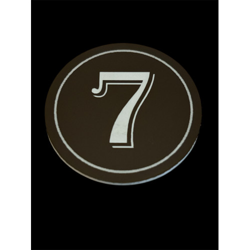 Numéro de boite aux lettres rond