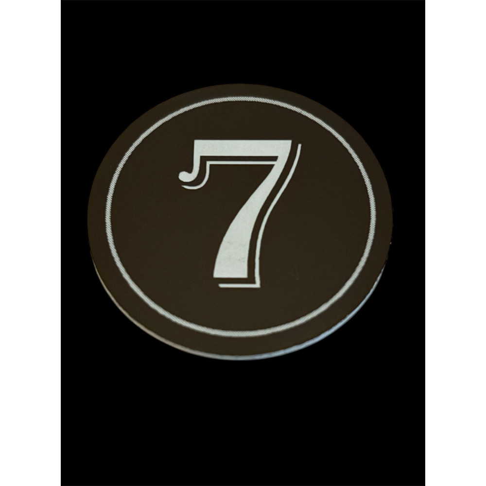 Numéro de boite aux lettres rond