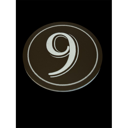 Numéro de boite aux lettres rond