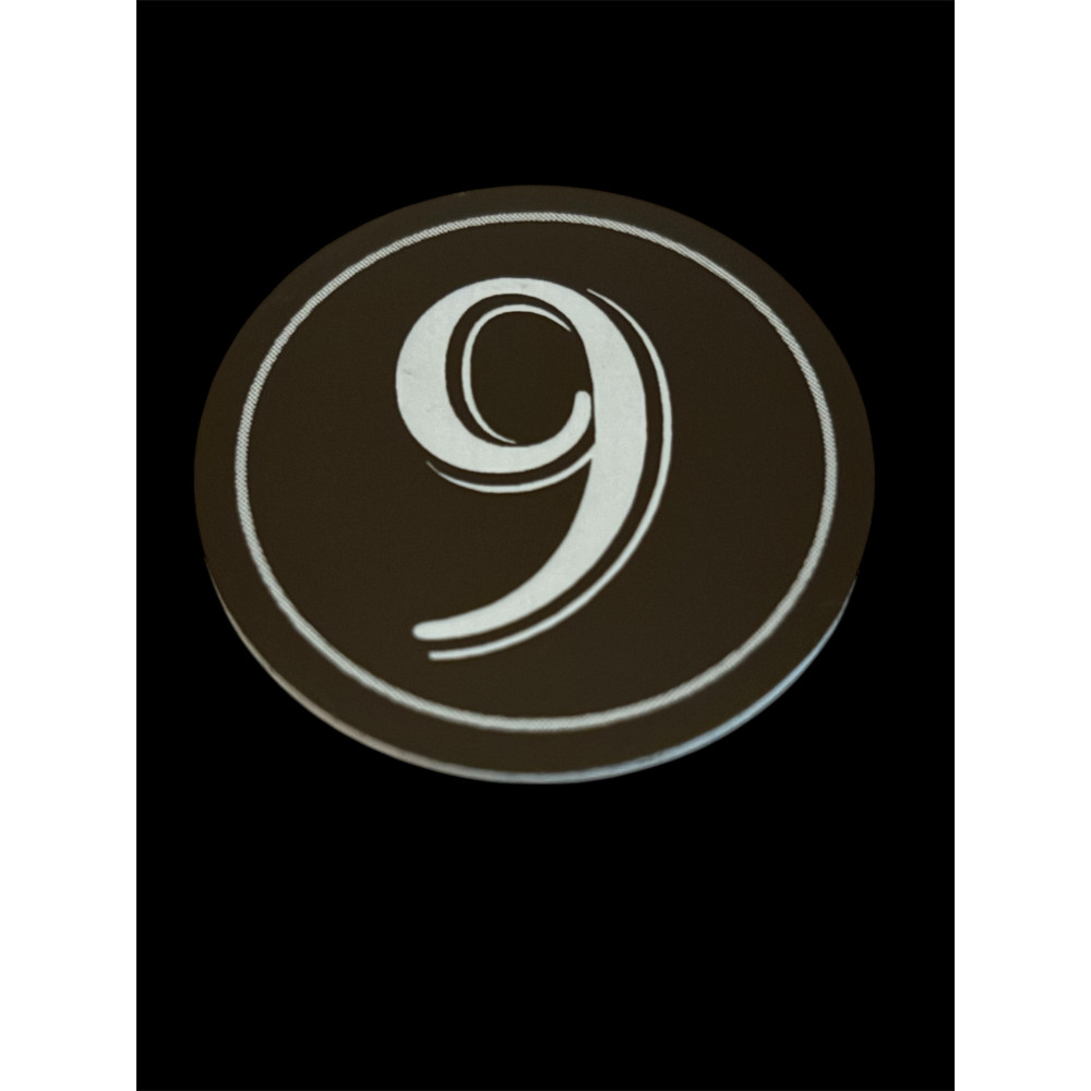 Numéro de boite aux lettres rond