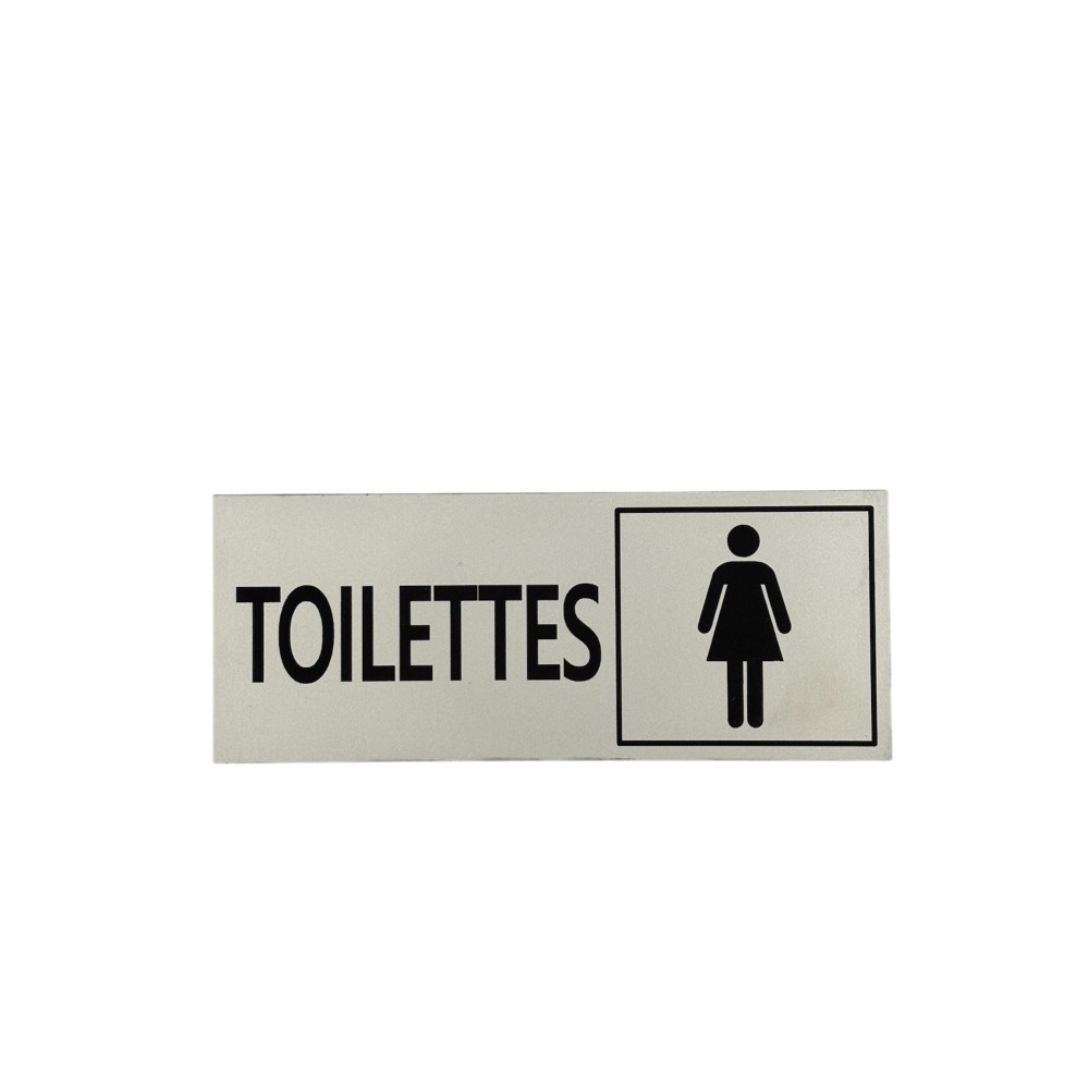 Pictogramme pour porte  " toilettes femme "