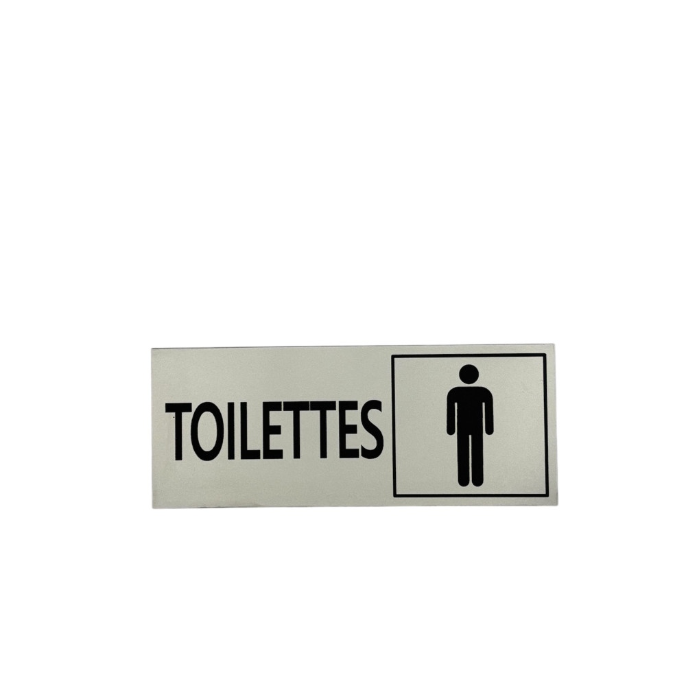 Pictogramme pour porte  " toilettes  homme "