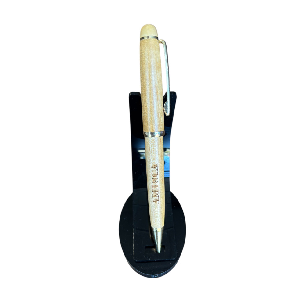 Stylo  bois/doré à personnaliser