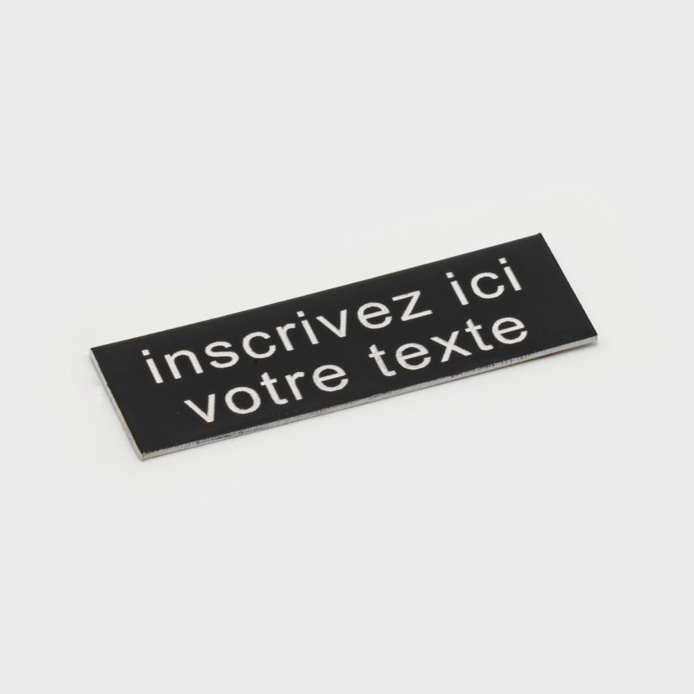 Plaque de sonnette et boite aux lettres en plastique à personnaliser