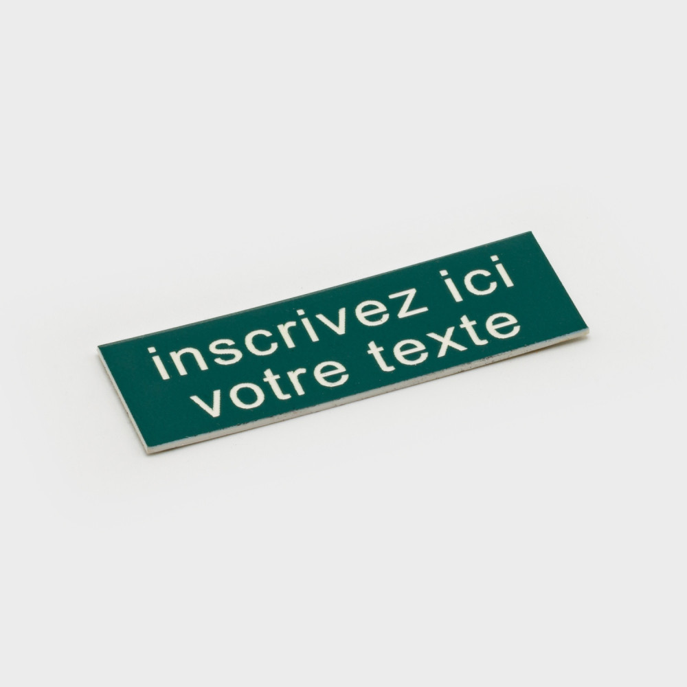 Plaque de boite aux lettres et Sonnette en plastique à personnaliser