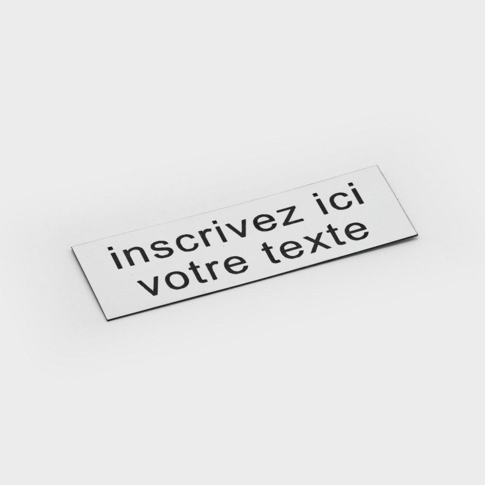 Plaque de boite aux lettres et Sonnette en plastique à personnaliser