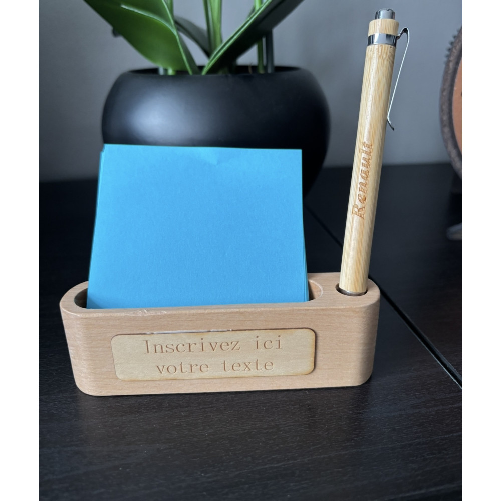 Organisateur de bureau en bois à personnaliser