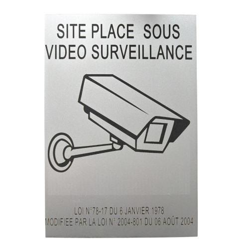 Pictogramme de signalisation d'une vidéo surveillance