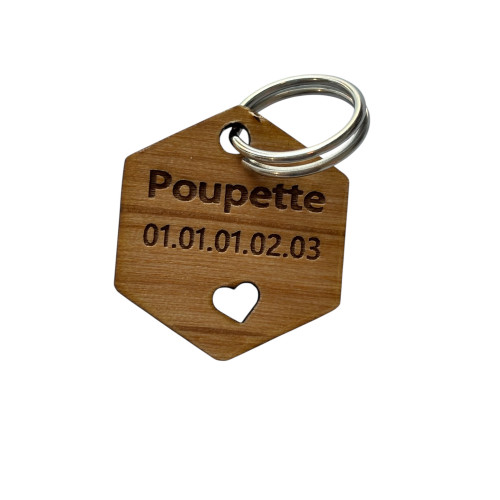 Médaillon animaux en bois à personnaliser