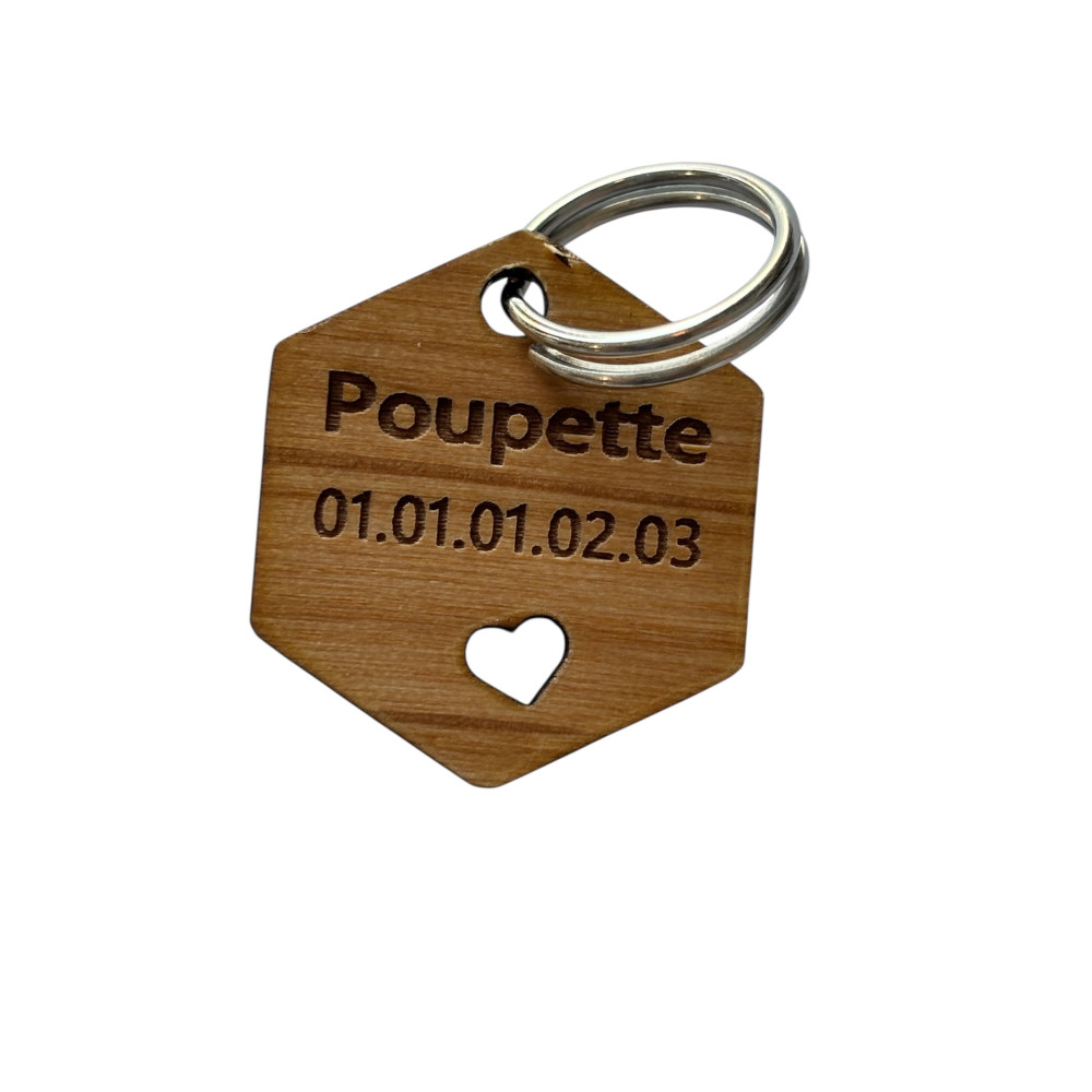 Médaillon animaux en bois à personnaliser