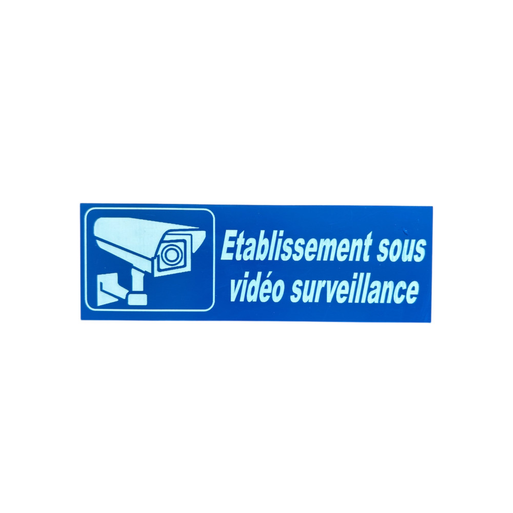 Pictogramme de signalisation d'une vidéo surveillance