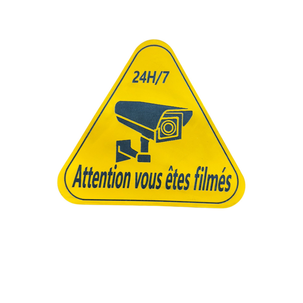 Pictogramme de signalisation d'une vidéo surveillance
