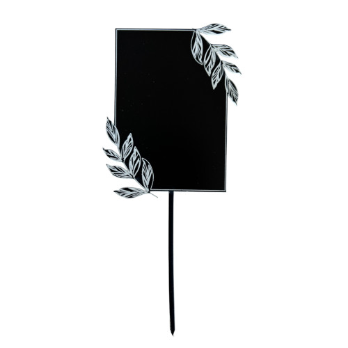 Décoration en PVC  rectangulaire à personnaliser