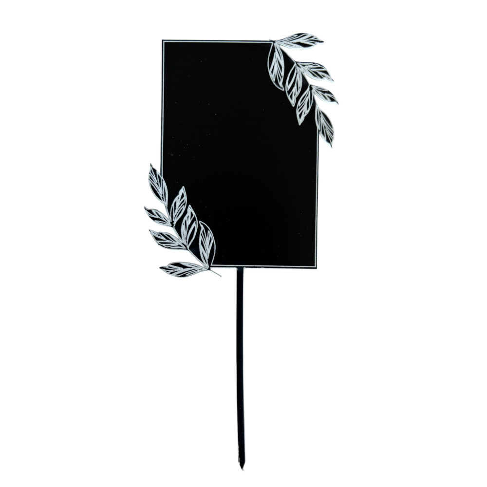 Décoration en PVC  rectangulaire à personnaliser
