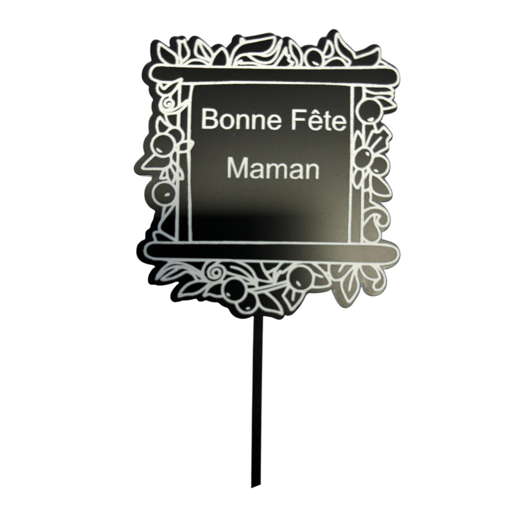 Décoration  personnalisable pour vos pâtisseries ou décorations floraux
