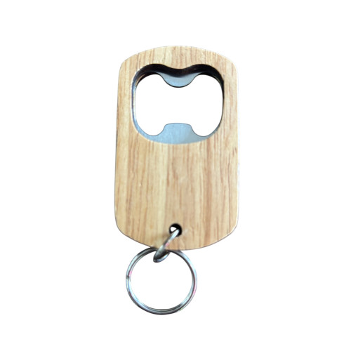 Décapsuleur porte clé en bois à personnaliser