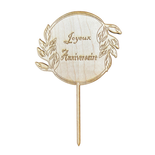Décoration gâteau d'anniversaire à personnaliser
