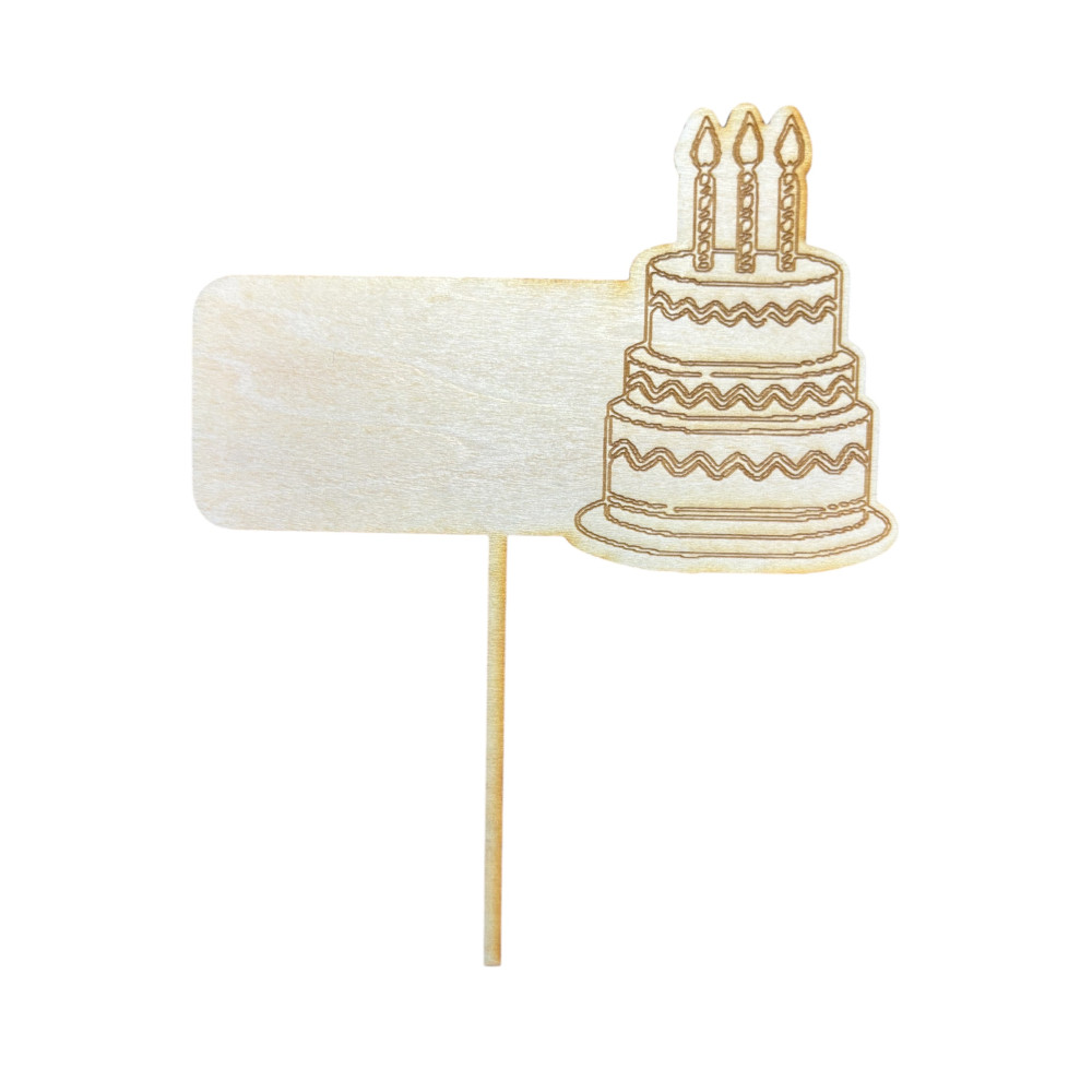 Cake topper  pour anniversaire  à personnaliser